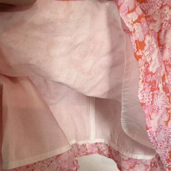 NWT Abound by Nordstrom Women's Pink Floral Drawstring Mini Skirt - 4X - Picture 5 of 7